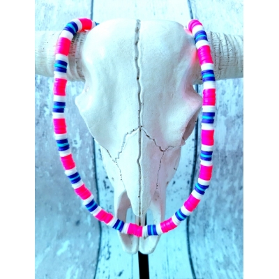 katsuki ketting felroze met een vleugje paars katsuki ketting felroze met een vleugje paars